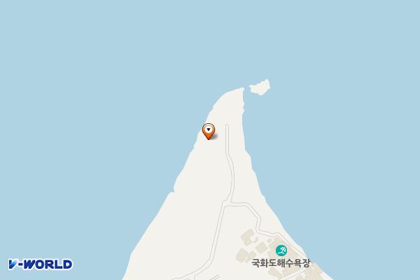 국화도 관광객 위치 지도 — 경기도 화성시 만세구 우정읍 국화리 1-2