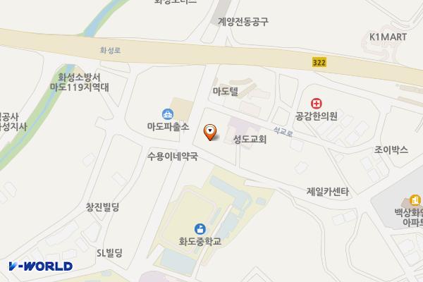 마도우체국 위치 지도 — 경기도 화성시 만세구 마도면 두곡서길 3