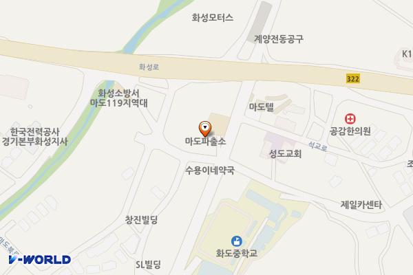 마도파출소 위치 지도 — 경기도 화성시 만세구 마도면 석교로 179