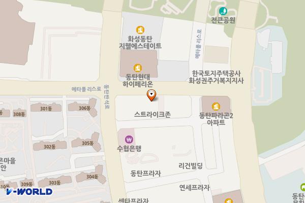 디앤씨빌딩 위치 지도 — 경기도 화성시 동탄구 메타폴리스로 41 (반송동, 디앤씨빌딩)