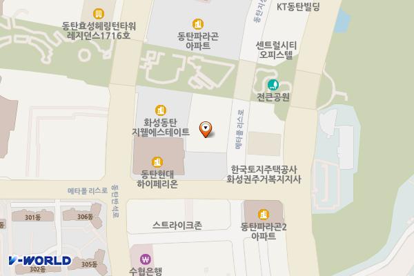 트라이엄프동탄 위치 지도 — 경기도 화성시 동탄구 메타폴리스로 47-10 (반송동)