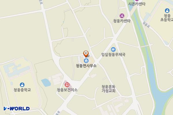 청웅면사무소 주차장 위치 지도 — 전북특별자치도 임실군 청웅면 청웅로 153
