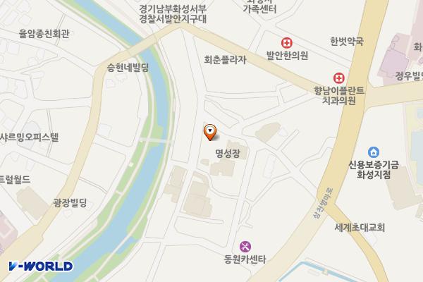 평리 공영주차장 위치 지도 — 경기도 화성시 만세구 향남읍 평6길 48