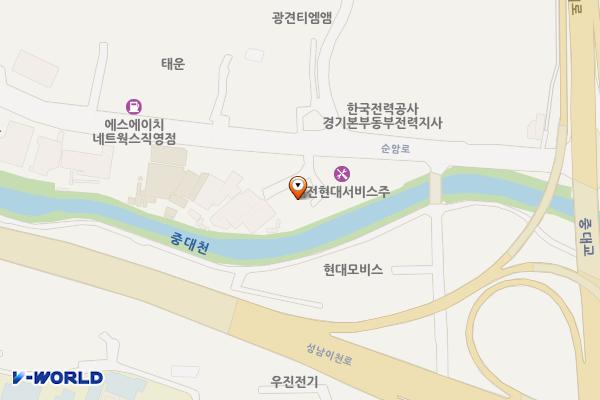 중대풋살장 위치 지도 — 경기도 광주시 순암로 157-3