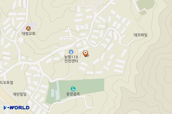 분당행복한요양원 위치 지도 — 경기도 광주시 대명대길 38-6