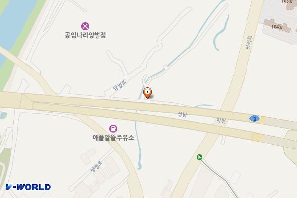 양벌동 체육시설 화장실 위치 지도 — 경기도 광주시 양벌로 43-1