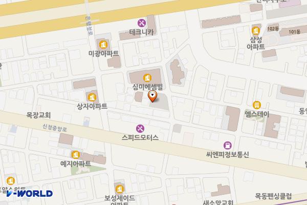 벚꽃길 위치 지도 — 서울특별시 양천구 신정중앙로17길 7