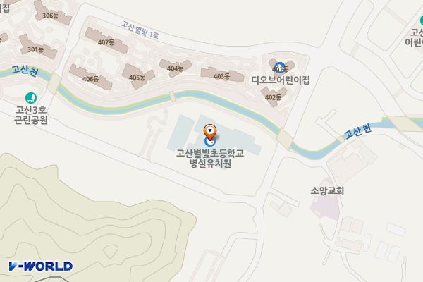 고산별빛초등학교 위치 지도 — 경기도 광주시 고산별빛로 6, 고산별빛초등학교 (고산동)