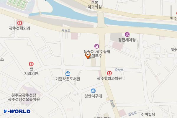 광주농협협동조합 위치 지도 — 경기도 광주시 중앙로145번길 6