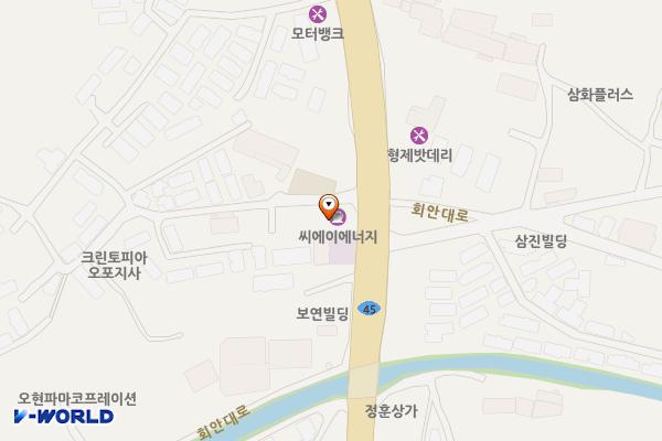 금강석유(주)매산셀프주유소 위치 지도 — 경기도 광주시 회안대로 15