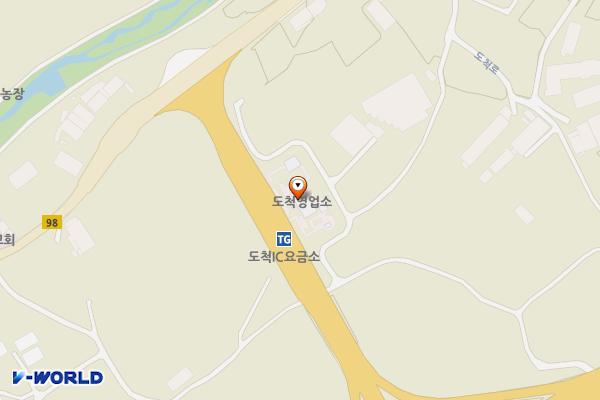도척영업소 화장실 위치 지도 — 경기도 광주시 도척면 도척로 737
