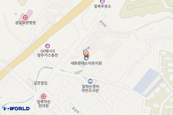 세화몬테소리유치원 위치 지도 — 경기도 광주시 중앙로 352-6