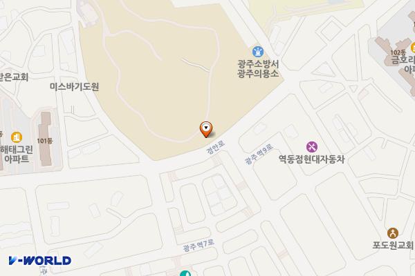 광주시호국보훈공원 분수대 화장실 위치 지도 — 경기도 광주시 경안로 76