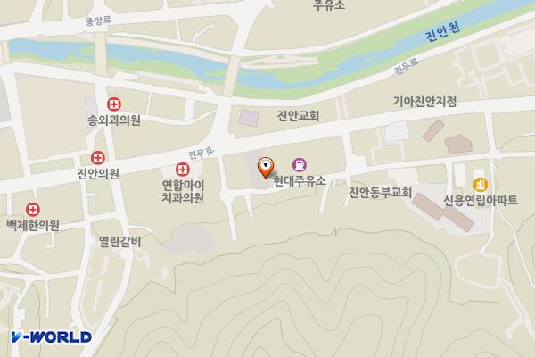 중앙3 주차장 위치 지도 — 전북특별자치도 진안군 진안읍 군상리 404-24