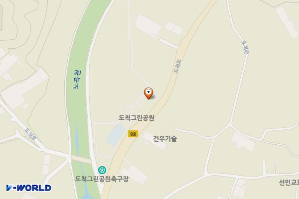 도척스포츠타운화장실 위치 지도 — 경기도 광주시 도척면 도척로 676