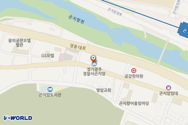 곤지암파출소 위치 지도 — 경기도 광주시 곤지암읍 곤지암로 38