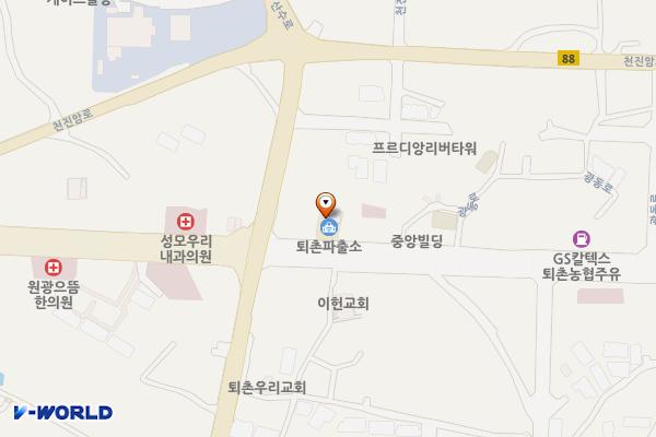 퇴촌파출소 위치 지도 — 경기도 광주시 퇴촌면 광동로 45