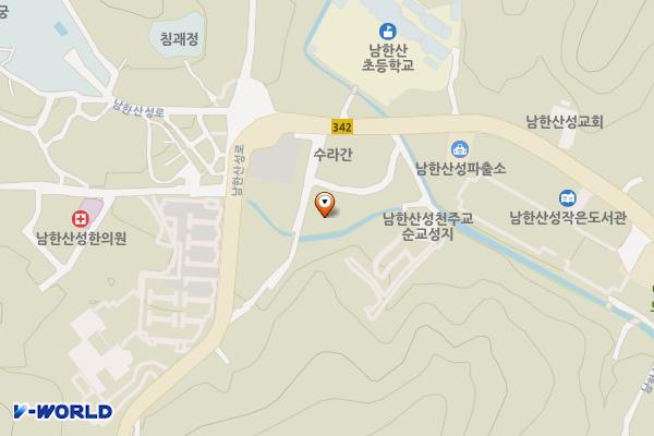 남한산성도립공원 로터리소공원 위치 지도 — 경기도 광주시 남한산성로 763-28