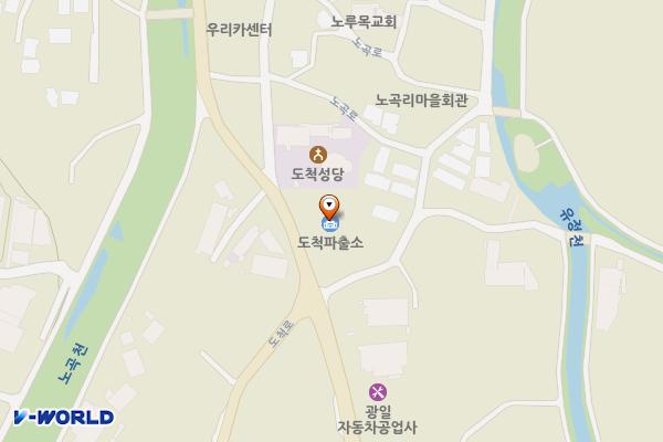 도척파출소 위치 지도 — 경기도 광주시 도척면 도척로 603