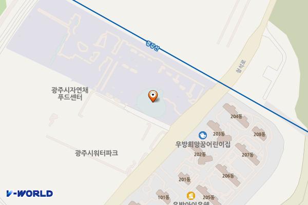 광주시민체육관 화장실 위치 지도 — 경기도 광주시 오포읍 청석로 85