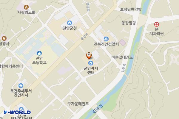 진안읍 주차장 위치 지도 — 전북특별자치도 진안군 진안읍 군하리 81-11