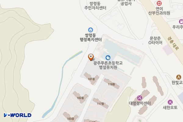 쌍령동 물놀이장 위치 지도 — 경기도 광주시 경충대로1461번길 35