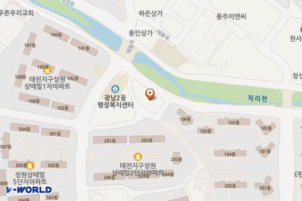 상용프라자 위치 지도 — 경기도 광주시 태봉로43번길 10