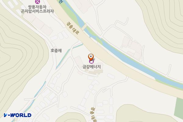 ㈜금강에너지 위치 지도 — 경기도 광주시 곤지암읍 경충대로 487