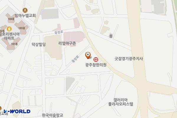 광주지구축산업협동조합 위치 지도 — 경기도 광주시 중앙로 87