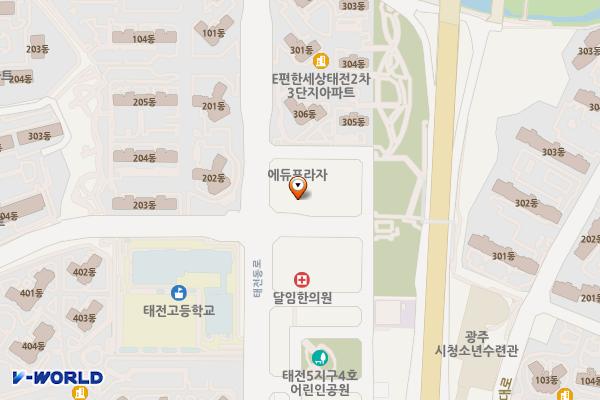 메디프라자 위치 지도 — 경기도 광주시 태전동로 23