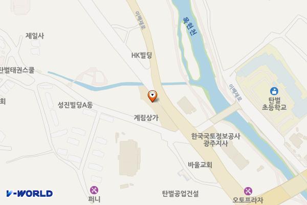탄벌동행정복지센터 위치 지도 — 경기도 광주시 탄벌길6