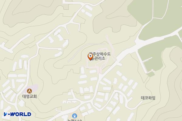 능평배수지 체육시설 공중화장실 위치 지도 — 경기도 광주시 오포읍 대명대길 45