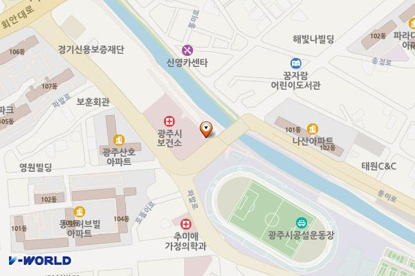 보건소앞버스정류장 공중화장실 위치 지도 — 경기도 광주시 파발로 192
