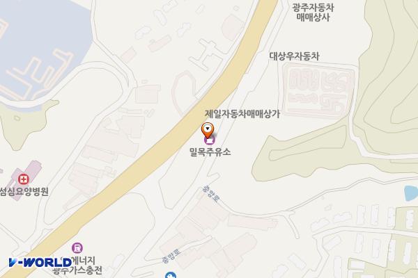 밀목주유소 위치 지도 — 경기도 광주시 회안대로 968