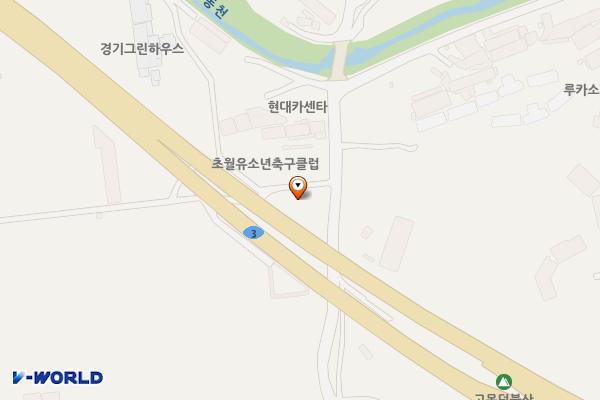 용수리 풋살장 공중화장실 위치 지도 — 경기도 광주시 초월읍 장담길 77