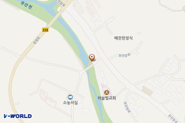 관음리 화장실(e마트24 뒤) 위치 지도 — 경기도 광주시 퇴촌면 천진암로522번길 4