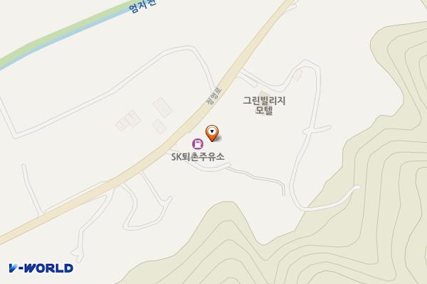 SK에너지(주)직영 SK퇴촌주유소 위치 지도 — 경기도 광주시 퇴촌면 정영로 378