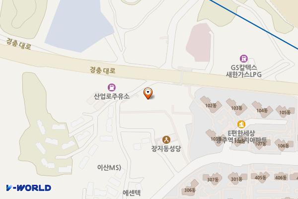 주식회사더유 위치 지도 — 경기도 광주시 장지1길 90
