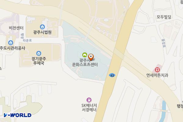광주시문화예술의전당 위치 지도 — 경기도 광주시 회안대로 891