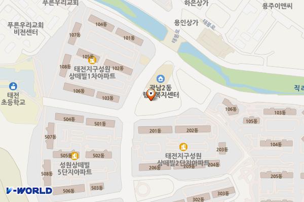 성원프라자 1동 위치 지도 — 경기도 광주시 태봉로 51