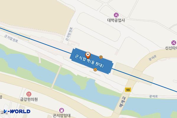 곤지암역 화장실 위치 지도 — 경기도 광주시 곤지암읍 곤지암천로 333