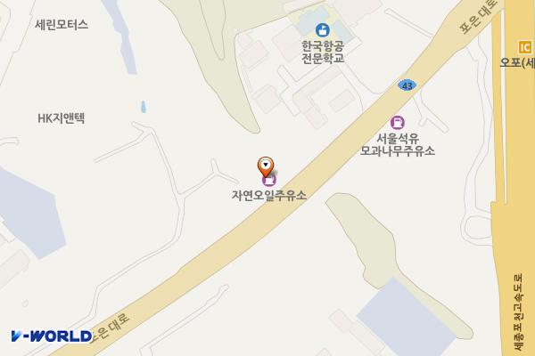 자연오일주유소 위치 지도 — 경기도 광주시 포은대로 213