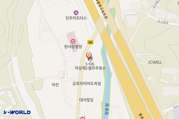 ㈜뉴페이스 정직한주유소 제2지점 위치 지도 — 경기도 광주시 도척면 도척로 313