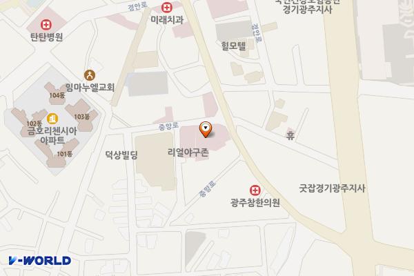 서울클리닉센터 위치 지도 — 경기도 광주시 중앙로 95-3