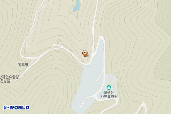좌구산 옥상정원 위치 지도 — 충청북도 증평군 증평읍 솟점말길 104