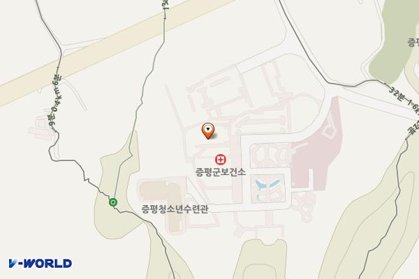 증평군 청소년수련관 위치 지도 — 충청북도 증평군 증평읍 보건복지로 64-2, 증평군청소년수련관