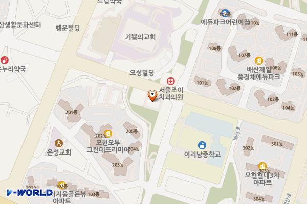 모현제3공영주차장 위치 지도 — 전북특별자치도 익산시 모현동1가 885