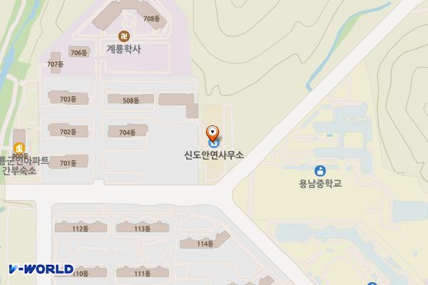 신도안면사무소 1층 화장실 위치 지도 — 신도안면 신도안2길 59,신도안면사무소