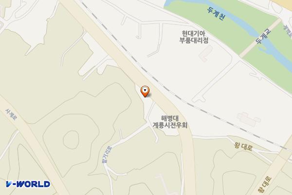 두계삼거리 소규모체육공원 위치 지도 — 충청남도 계룡시 두마면 두계리 10-6