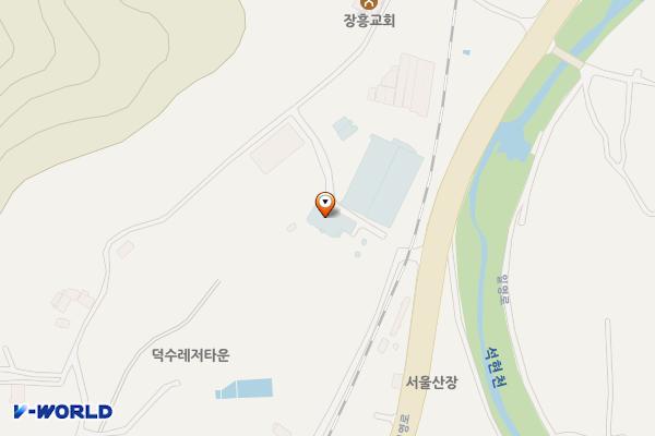 장흥배드민턴장 화장실 위치 지도 — 경기도 양주시 장흥면 일영로703번길 4-9 (일영리)